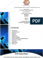 Microstrip Antenna Design and Bending Performance Analysis Project Seminar