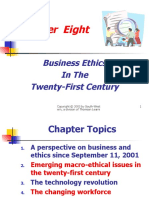 Chapter Eight: Business Ethics in The Twenty-First Century