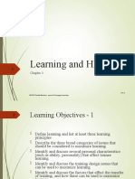 Learning and HRD: CH-3 © 2012 South-Western, A Part of Cengage Learning