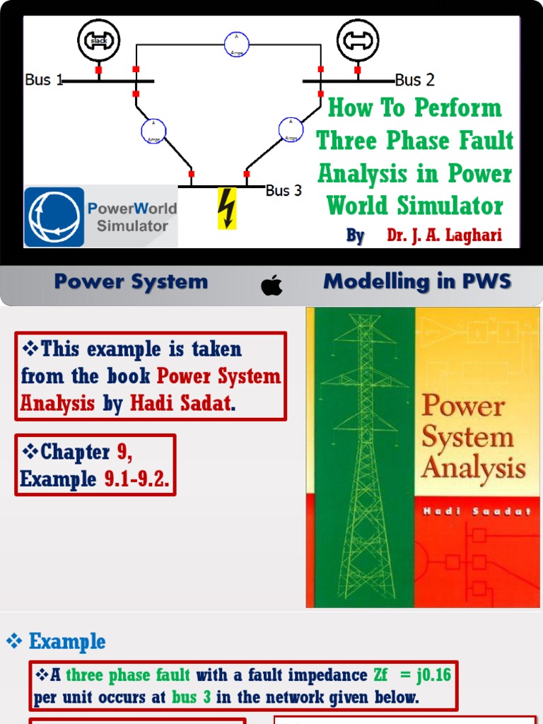 Modelling of Fault Analysis in Power World Simulator | PDF | Electrical ...