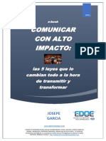 Ebook Comunicar Con Alto Impacto. Las 5 Leyes Que Lo Cambian Todo