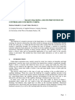 Capillary Shrinkage Cracking and Its Prevention by Controlled Concrete Curing