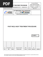 Procedure For Post Weld Heat Treatment (PWHT PROCEDURE) | PDF | Heat ...