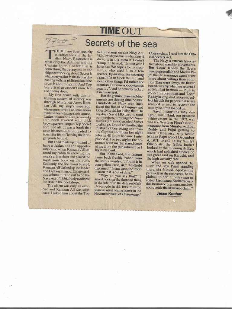 Secrets of The Sea | PDF