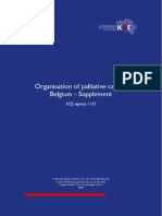 Organisation of Palliative Care in Belgium - Supplement: KCE Reports 115S