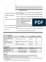 Saravanan. M: Seeking Assignments As Software Developer /engineer With A Growth Oriented Organization in The IT Sector