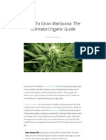 Marijuana the Ultimate Organic Guide