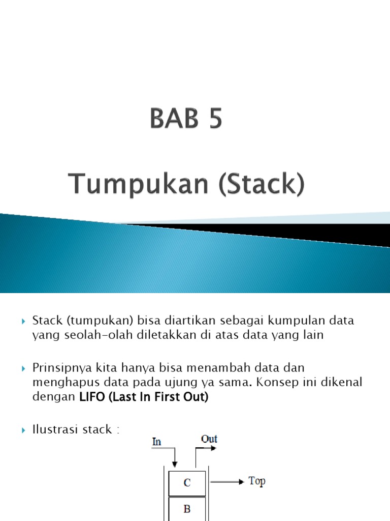 Panduan Dasar Stack dan Algoritma | PDF