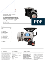 Range: Mechanical Position Indicator Instruction Manual