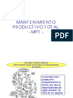 Mantenimiento Productivototal - MPT