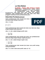 Pertidaksamaan Harga Mutlak