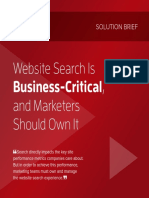 Website Search Is and Marketers Should Own It: Business-Critical