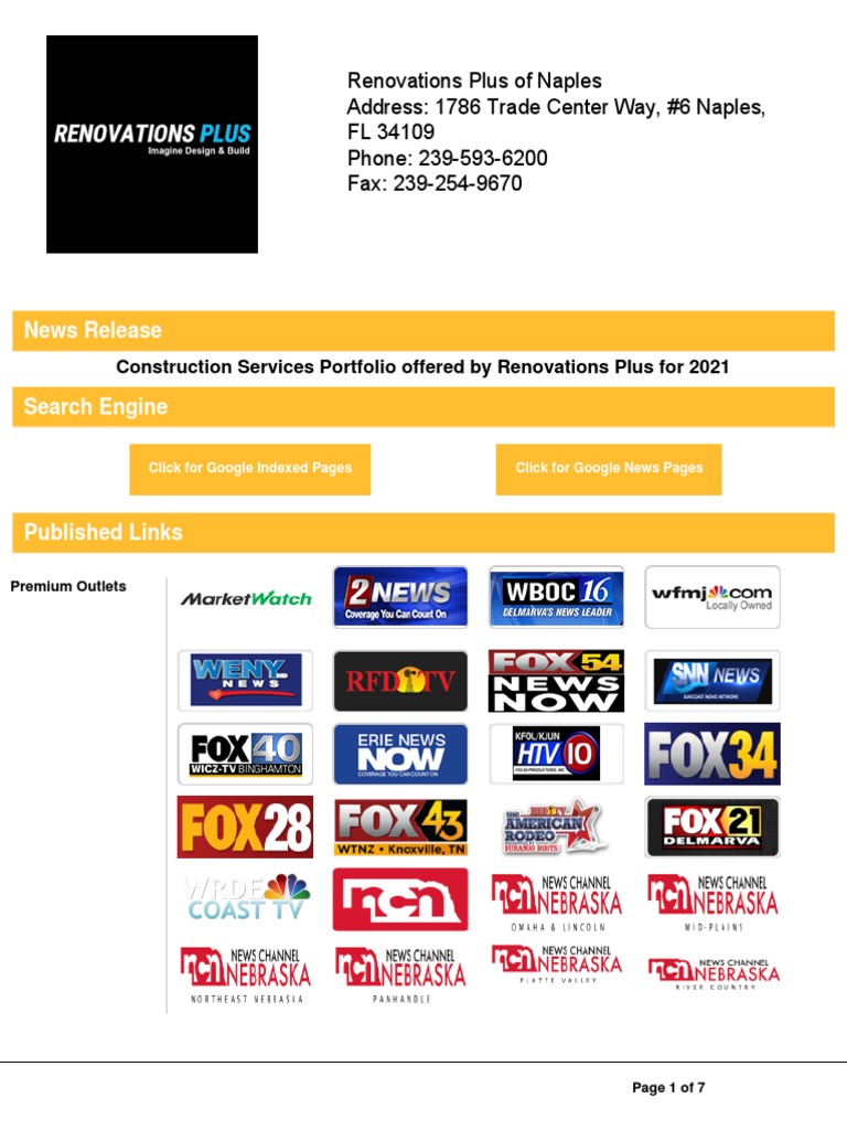 Renovations Plus of Naples PDF Bathroom