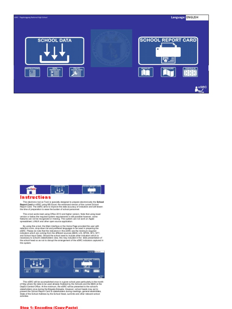 eSRC SY 2020-2021 | PDF | Schools | Teachers
