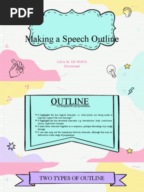 SPEECH OUTLINE