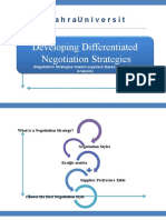 Negotiating Skills - PPT - Developing Differentiated Negotiation Strategies