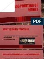Excess Printing of Money