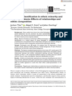 Classroom Identification in Ethnic Minority and Majority Students: Effects of Relationships and Ethnic Composition