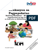 ESP7 - Q3 - Mod6 - Pagpapaunlad Sa Mga Personal Na Salik para Sa Minimithing Pangarap