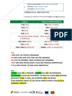 Personal Pronouns (Subject and Object) - B3 Explanation