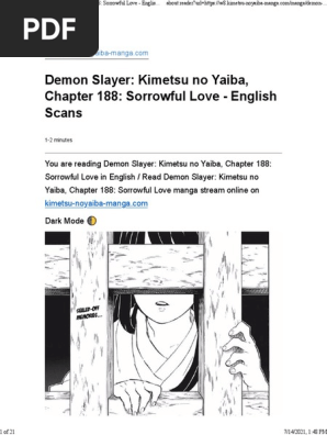 Demon Slayer Kimetsu No Yaiba Pdf Manga Anime And Manga