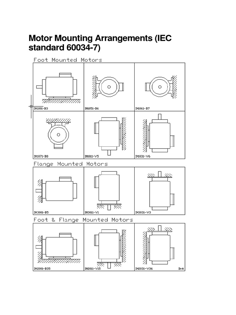 Motor Mounting Arrangements PDF