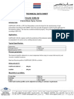 Technical Data Sheet Sapfoam 323D-M: Polyurethane Spray System