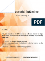 SDL-Bacterial Infections: Case 1 Group 3