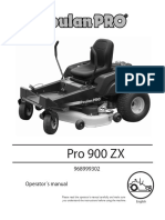 Pro 900 ZX: Operator S Manual