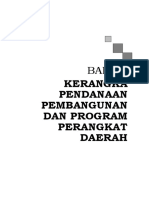 Kerangka Pendanaan Pembangunan Dan Program Perangkat Daerah: Bab Vii