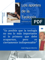 Clase 4 - LOS APORTES DE LA TEOLOGÍA