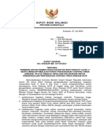 Surat Edaran Penegasan PPKM level 3 juli 2021