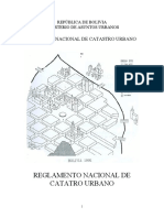 Reglamento Nacional de Catastro