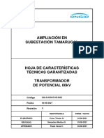 Ampliación subestación Tamarugal transformador potencial