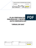 Plan de emergencias y contingencias