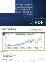 Strategi Percepatan Lansia & Guru-Riau 2 Juni 2021