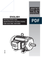 English English English English English: Installation and Maintenance Instructions For Electric Motors