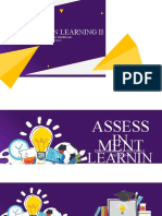 Assessment in Learning Ii: Rhea Micaila M. Generale CPE106 F14-2