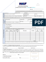 NHIF Universal Claim Form 2020