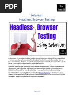 Selenium Headless Browser