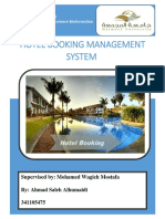 Hotel Booking Management System: Supervised By: Mohamed Wagieh Mostafa By: Ahmad Saleh Alhumaidi 341105475