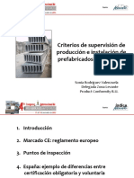 Criterios inspección prefabricados hormigón