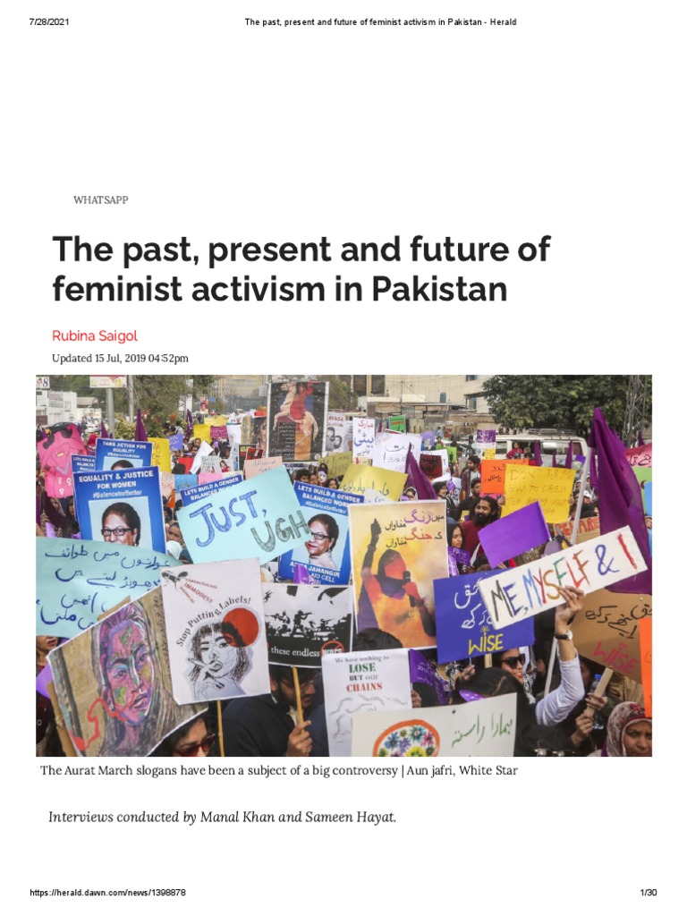 Feminist Activism in Pakistan: A Timeline | PDF | Gender Studies | Feminism