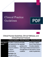 Clinical Guidlines and Clinical Pathways