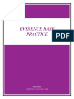 Evidence Base Practice: Submitted To: Maam Fizza, 3868