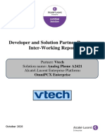 Developer and Solution Partner Program Inter-Working Report