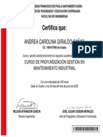 Certifica Que:: Andrea Carolina Giraldo Cañas