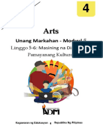 Arts4 q1 Mod5 Masining-Na-Disenyo-Ng-Pamayanang-Kultural v3 FINAL
