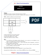 SQL Notes