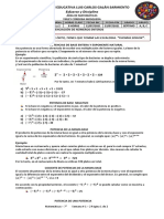 Matemáticas 7 - Semana 1-2 - Periodo 3